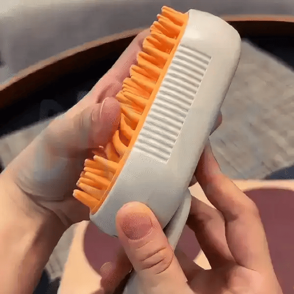 Cat Dog Pet Spray Massage Brush One Button Steam Spray Folding Rotatable Floating Hair Bath Hair Removal Brush Comb